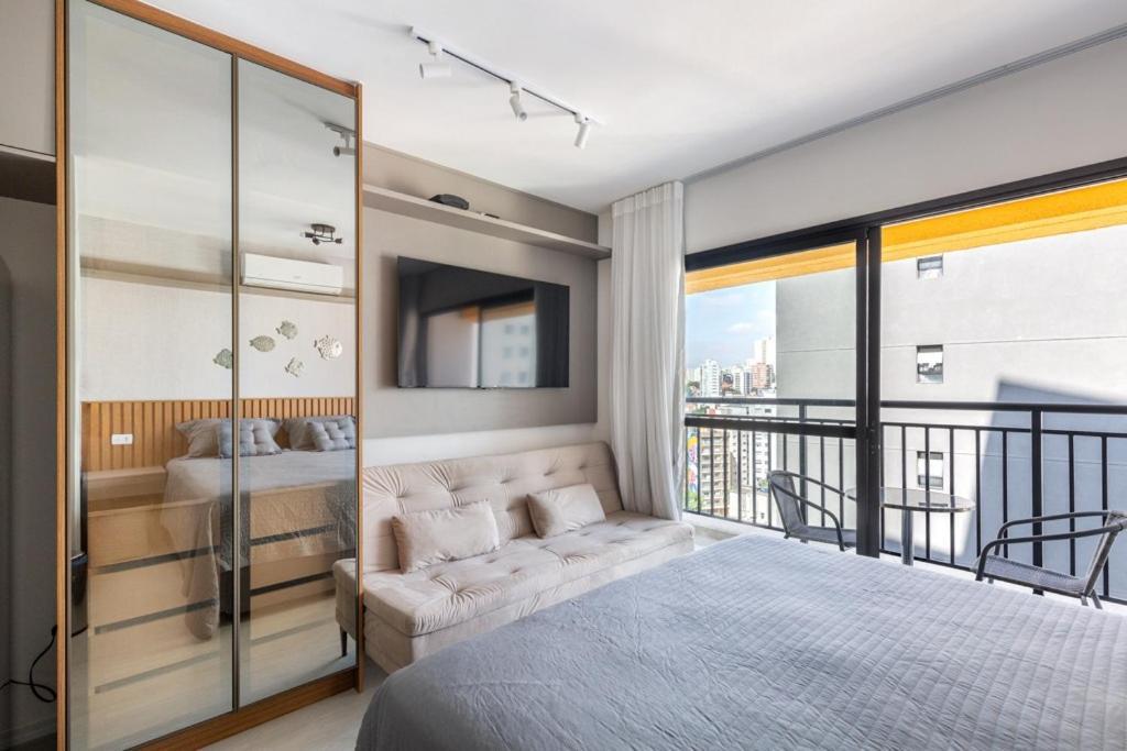 Novo E Aconchegante Proximo A Paulista E Ao H Sirio Andar Alto Apartment *